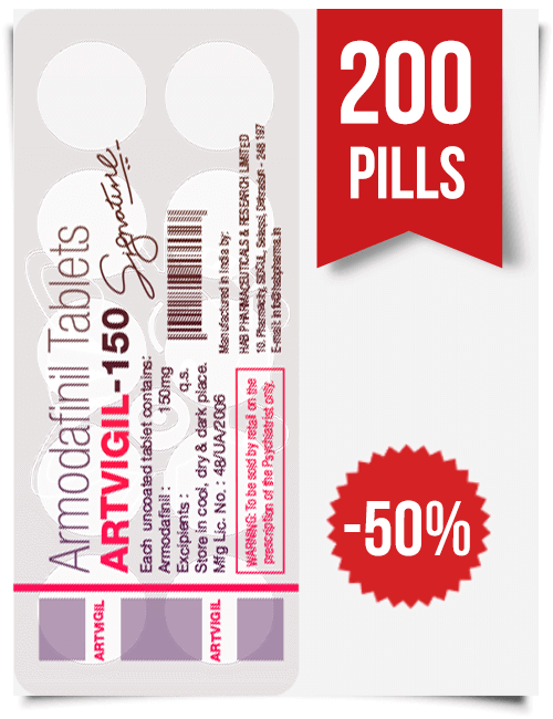 Artvigil 150 mg x 200 Pills