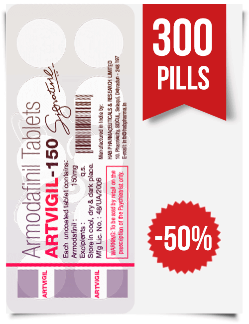 Artvigil 150 mg x 300 Pills