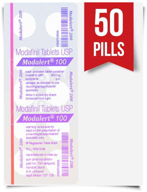 Modalert 100 mg x 50 Tablets