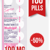 Modvigil 100 mg x 100 Modafinil Pills