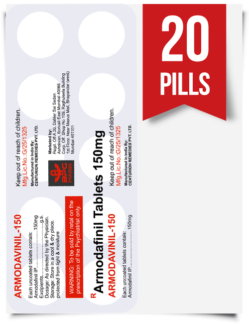 Armodavinil 150 mg x 20 Pills