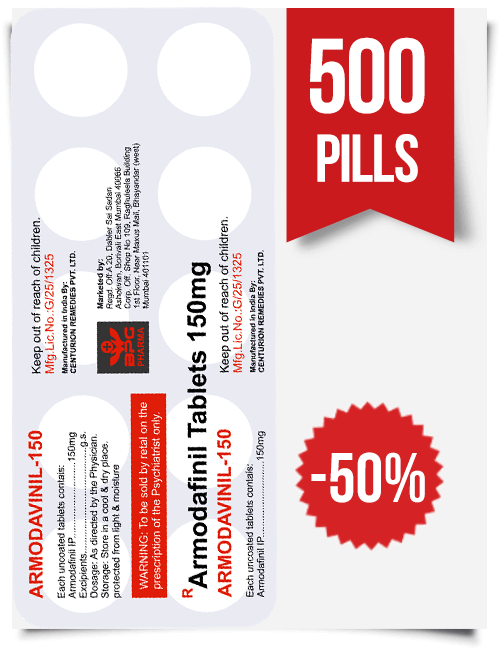 Armodavinil 150 mg x 500 Pills