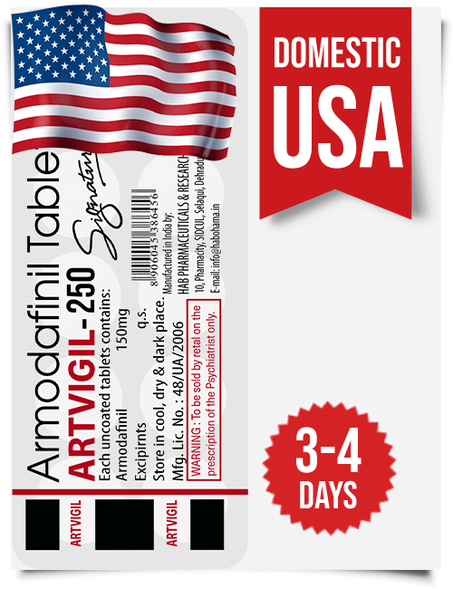 Extra Strong Artvigil 250 mg Domestic USA Delivery