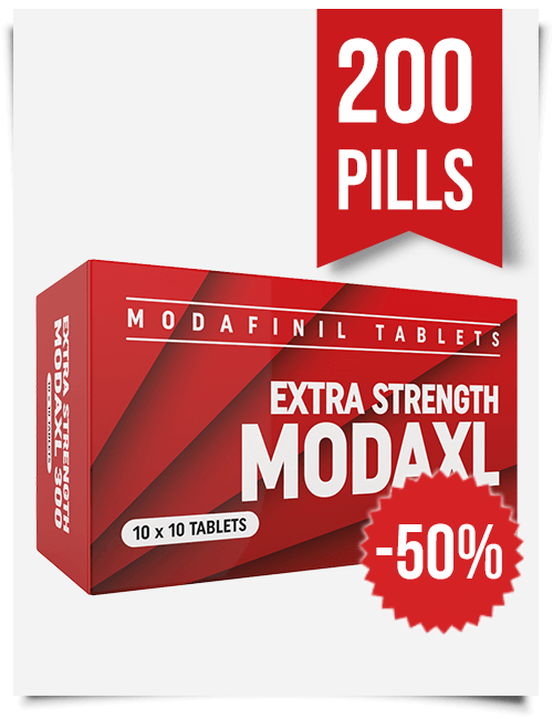 Extra Strength ModaXL 300mg Modafinil 200 Pills Online